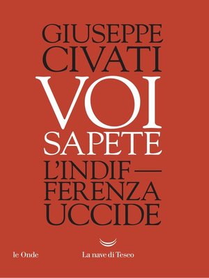 cover image of Voi sapete